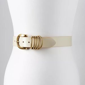 Brand new, never worn Anthropologie Keeper Belt size XS - ivory color